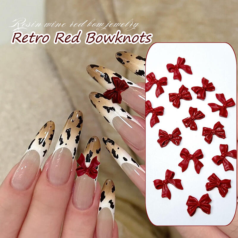 Nail Art Red Wine - 100 adet klasik şarap kırmızı şerit