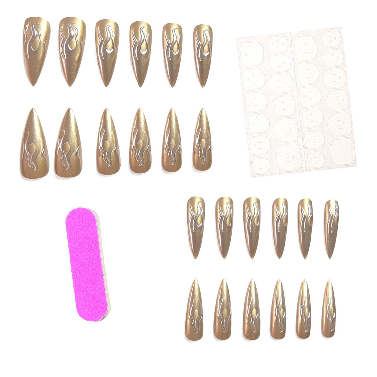 24 Adet 3D Krom Gümüş Altın Al - Nail Glitter Chrome incelemesi ve fiyatı