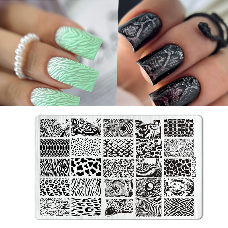 Hayvan Görüntü Yılan Leopar Tı - Nail Art Zebra incelemesi ve fiyatı