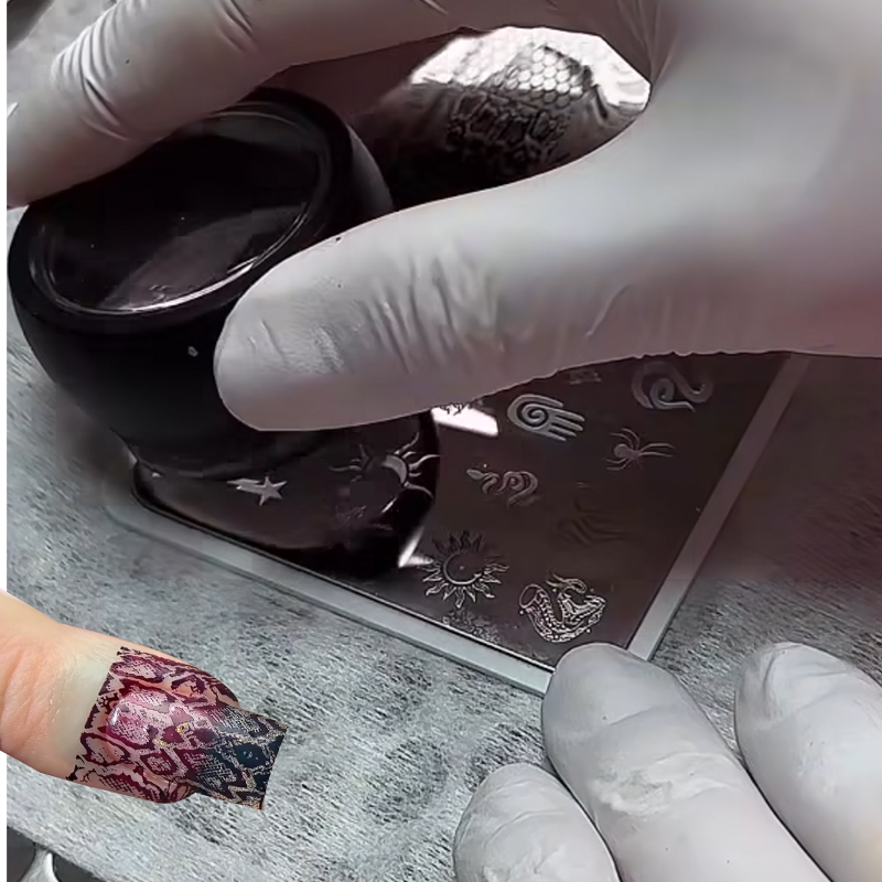 Hayvan Görüntü Yılan Leopar Tı - Nail Art Zebra incelemesi ve fiyatı