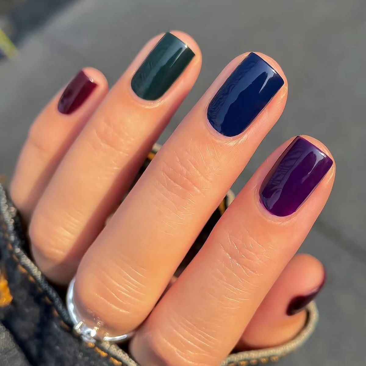 24 adet Şarap Kırmızısı Tam Ka - Nail Art Red Wine incelemesi ve fiyatı