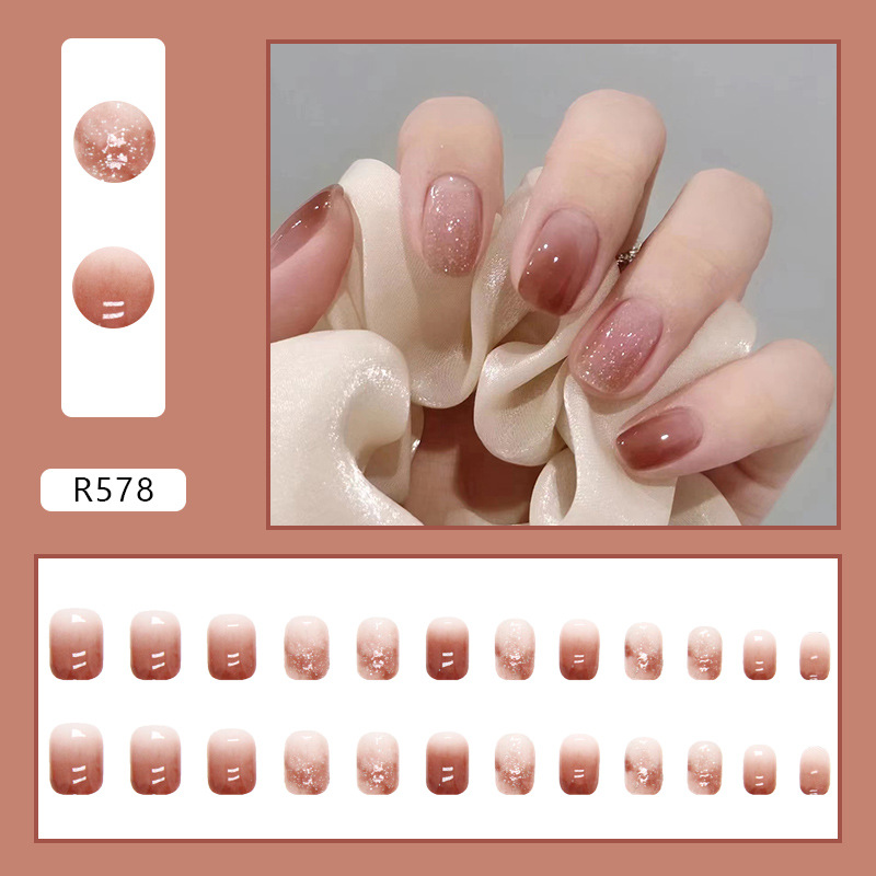 24 adet parlak pembe degrade r - Nail Art Wedding incelemesi ve fiyatı