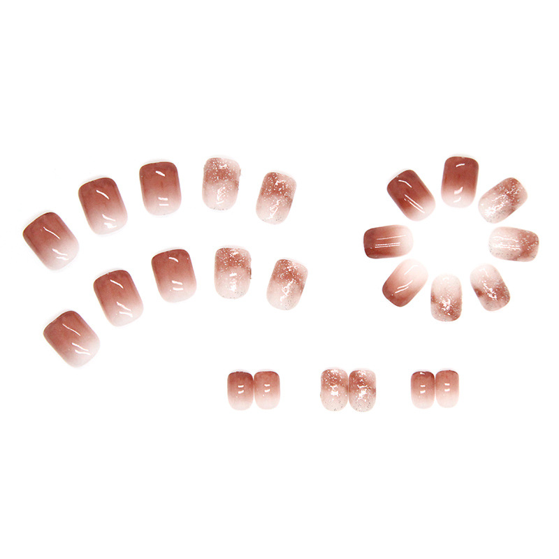24 adet parlak pembe degrade r - Nail Art Wedding incelemesi ve fiyatı