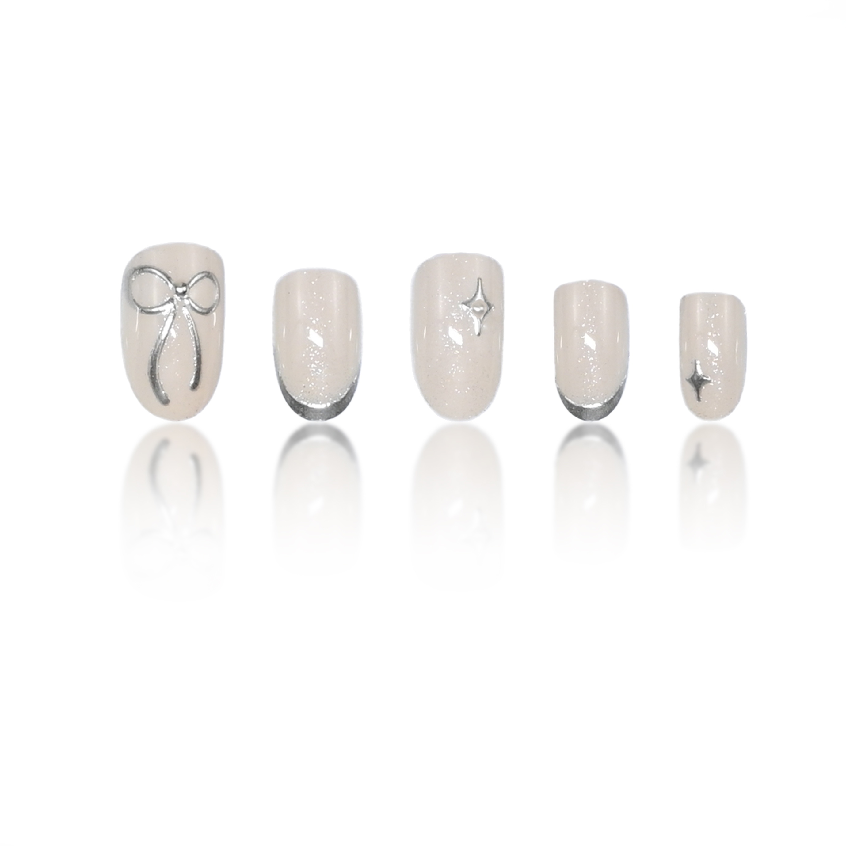 24 adet el yapımı kısa yuvarla - Nail Art Wedding incelemesi ve fiyatı