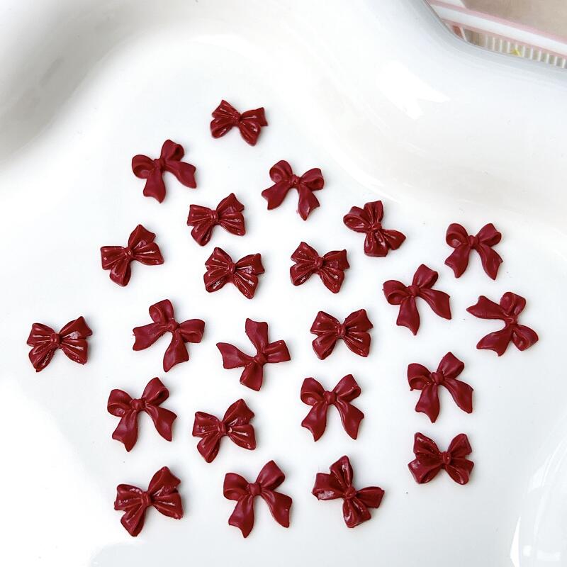 100 adet klasik şarap kırmızı  - Nail Art Red Wine incelemesi ve fiyatı