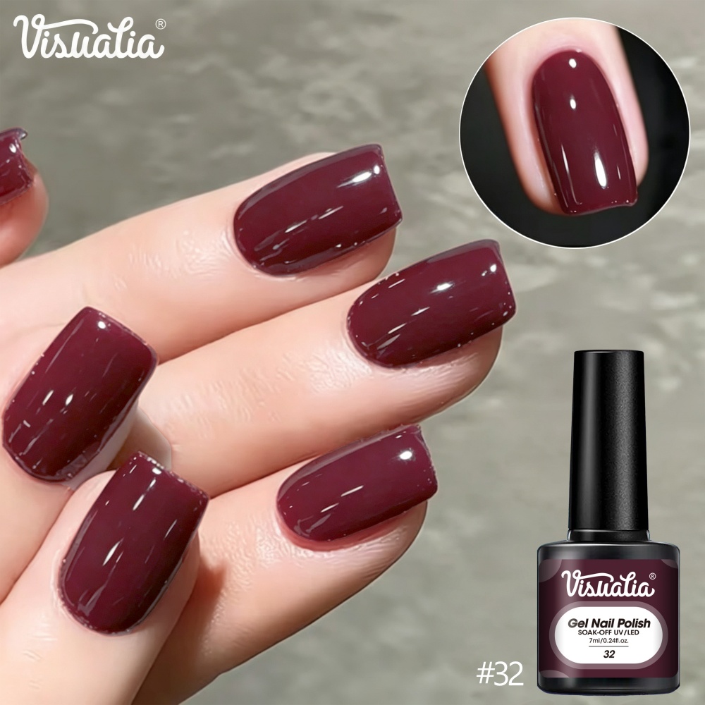 Visuatia 7ml Bordo Kırmızı Tır - Nail Art Red Wine incelemesi ve fiyatı