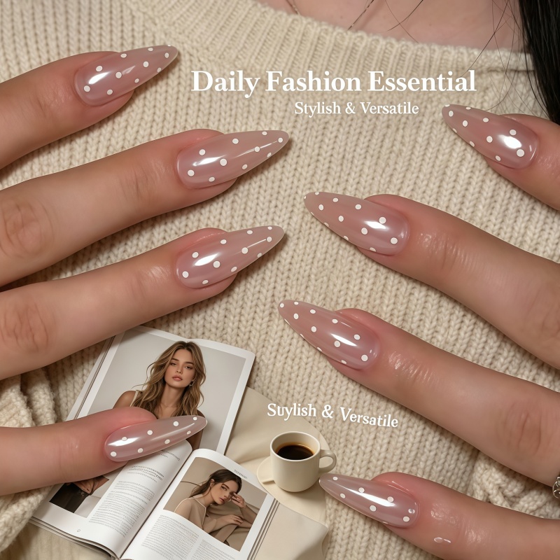 24 adet parlak ten rengi beyaz - Nail Art Simple Elegant incelemesi ve fiyatı