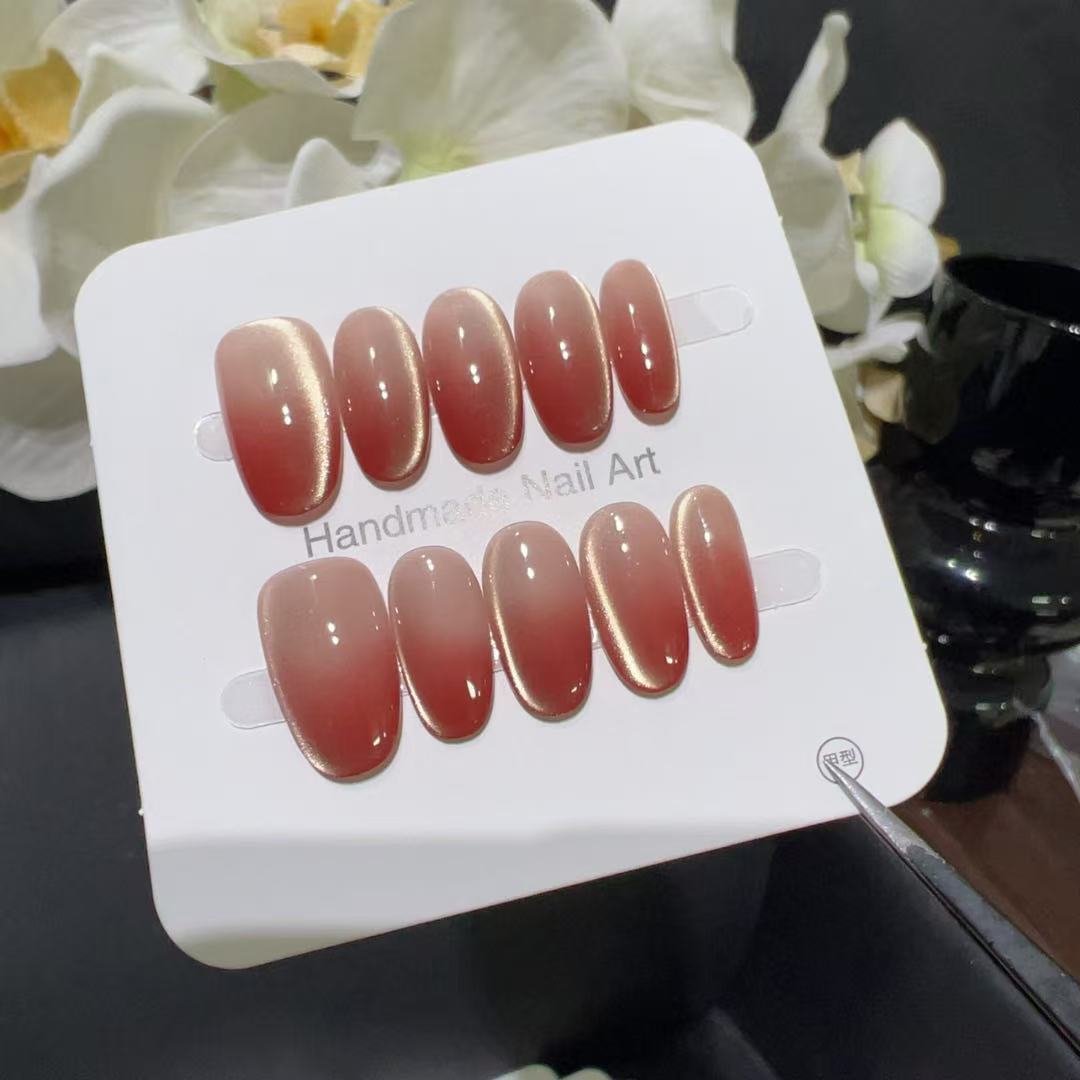 10 Adet Hafif Lüks El Yapımı K - Nail Art Red Wine incelemesi ve fiyatı